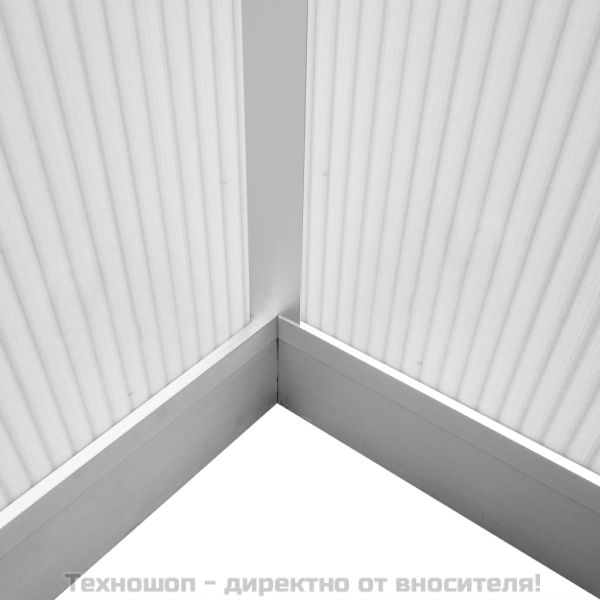 Подсилена алуминиева оранжерия с опорна рамка 4,6 м²