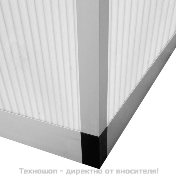 Подсилена алуминиева оранжерия с опорна рамка 4,6 м²