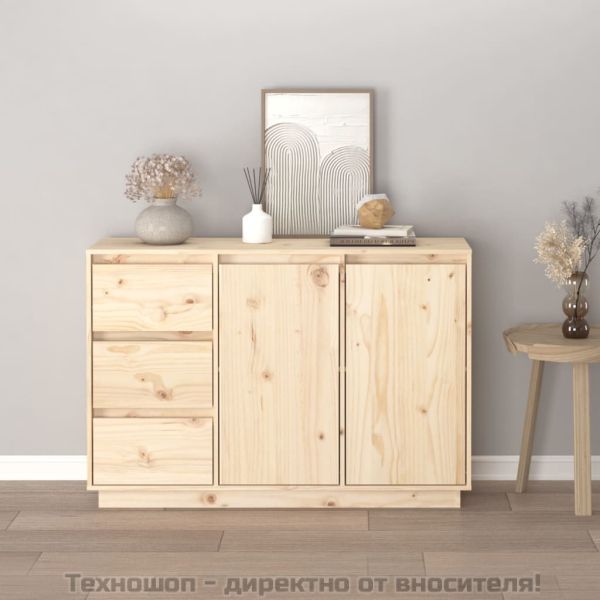 Сайдборд, 111x34x75 см, бор масив