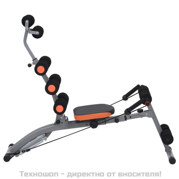 Г-образен коремен тренажор с ластици