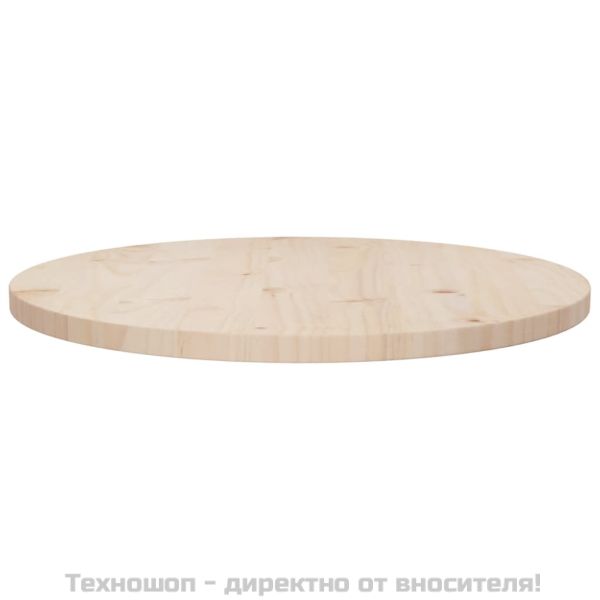 Плот за маса, Ø60x2,5 см, бор масив