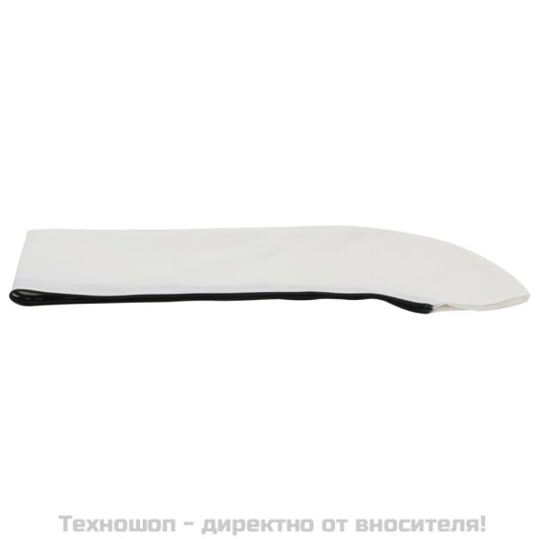 Тента за лодка, 4 дъги, бяла, 243x180x137 см