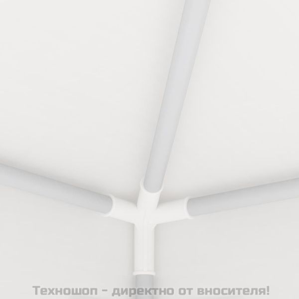 Професионална парти шатра със стени 4x4 м бяла 90 г/м²