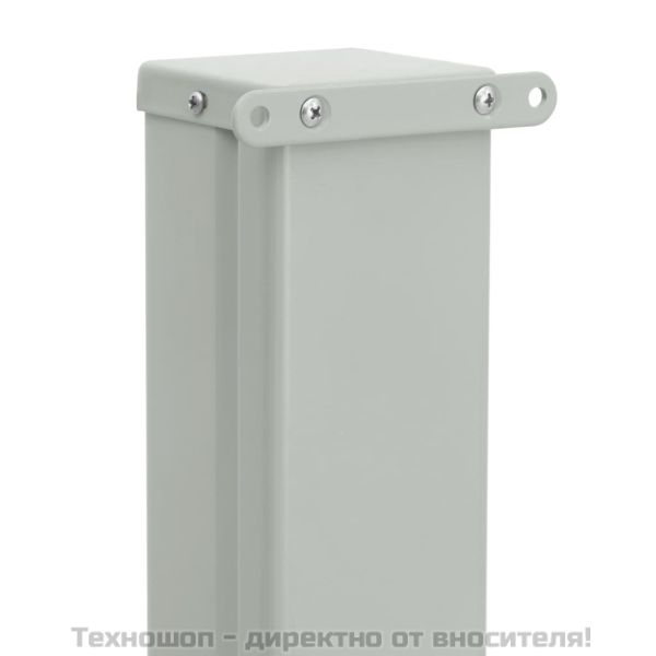 Прибираща се странична тента, 140x514 см, черна