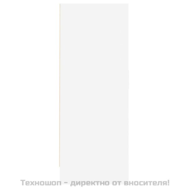 Шкаф за обувки, бял, 60x35x92 см, инженерно дърво