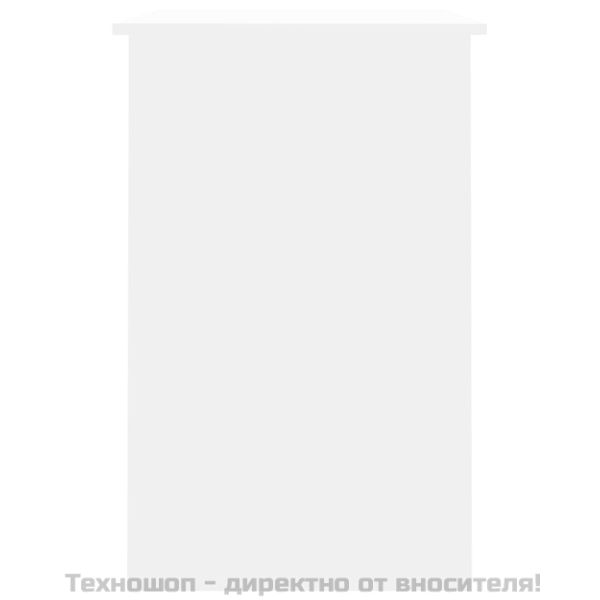 Бюро, бяло, 100x50x76 см, инженерно дърво