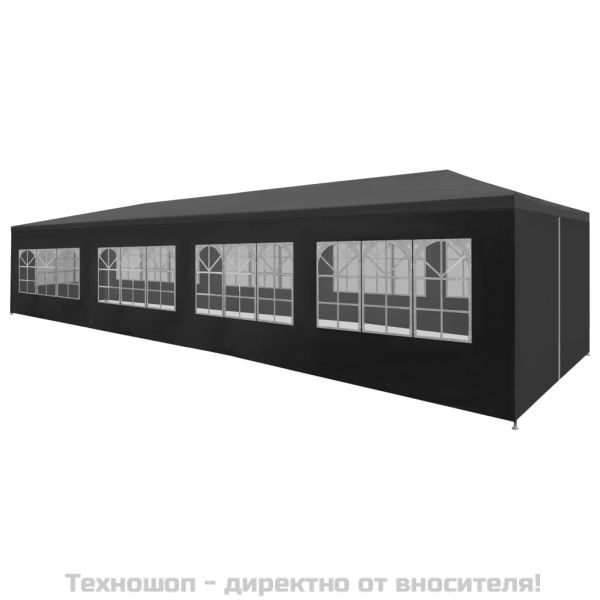 Парти шатра 3x12 м антрацит