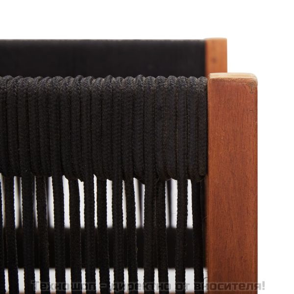 Градински диван, 2-двуместен, акациево дърво масив