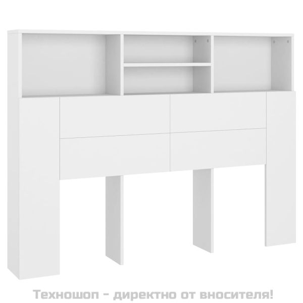 Шкаф за табла, бял, 140x19x103,5 см