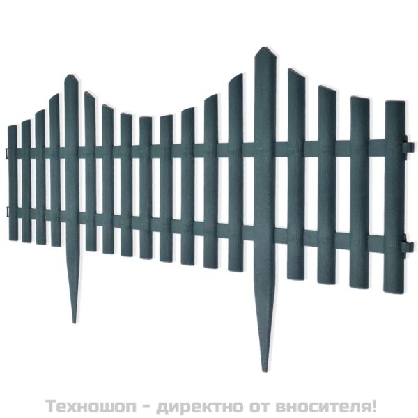 Палисада, 17 части, 10 м, зелена