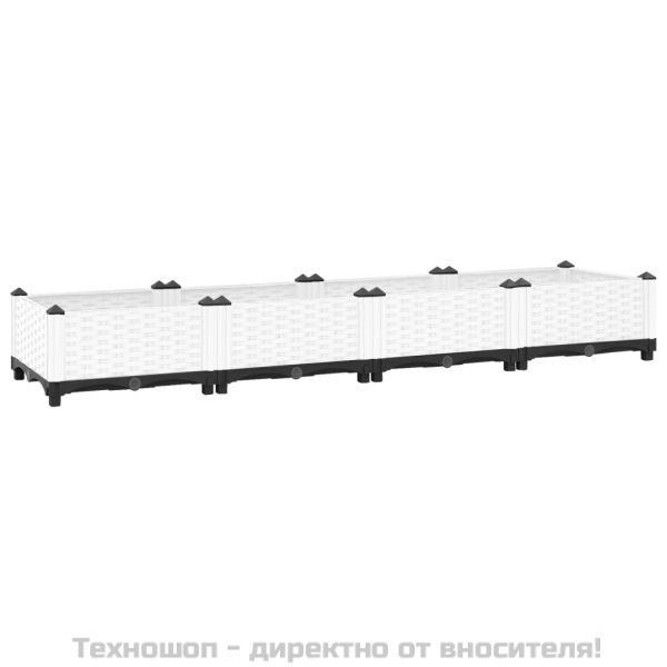 Повдигната леха, 160x40x23 см, полипропилен