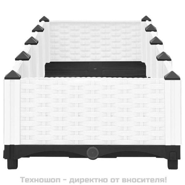 Повдигната леха, 160x40x23 см, полипропилен