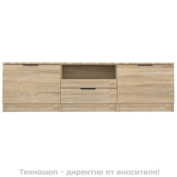 ТВ шкаф, дъб сонома, 140x35x40 см, инженерно дърво