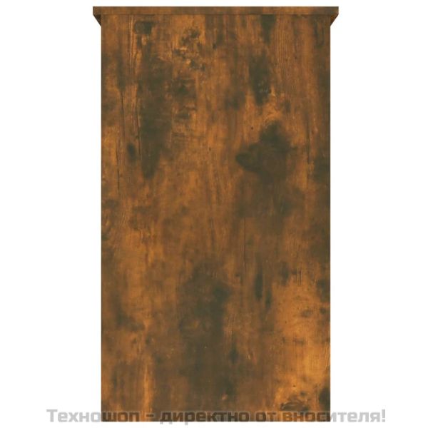 Бюро, опушен дъб, 90x45x76 см, инженерно дърво