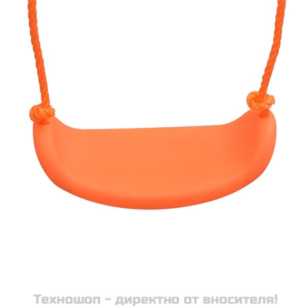 Единична люлка с оранжеви седалки