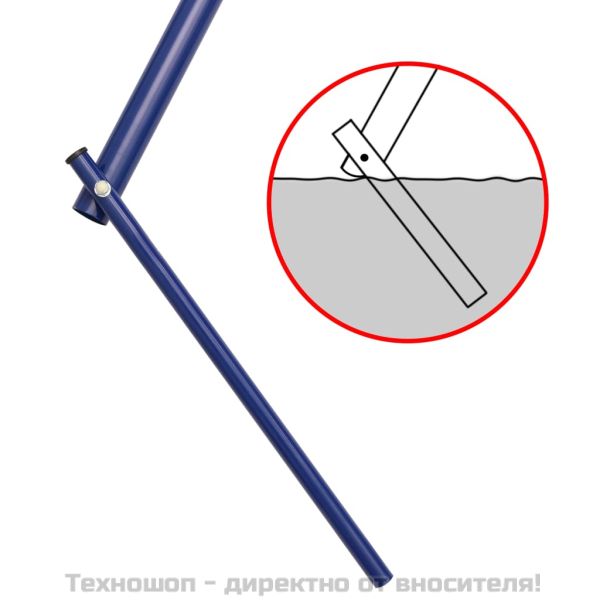 Единична люлка с оранжеви седалки