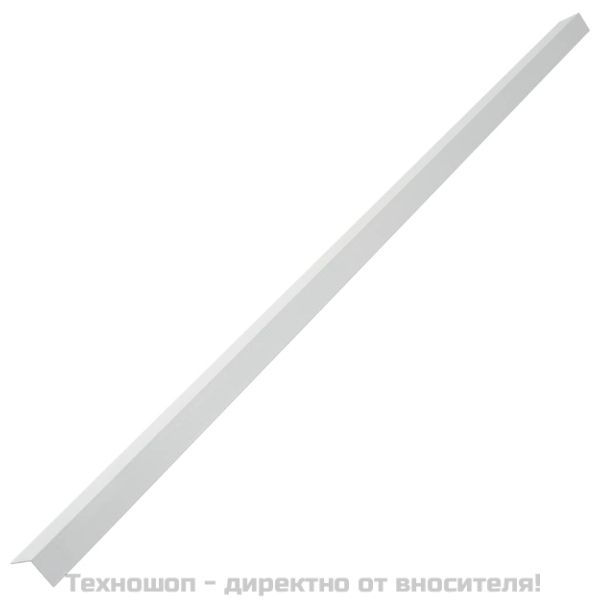 5 бр ъглови профили за декинг, алуминиеви, 170 см, сребристи