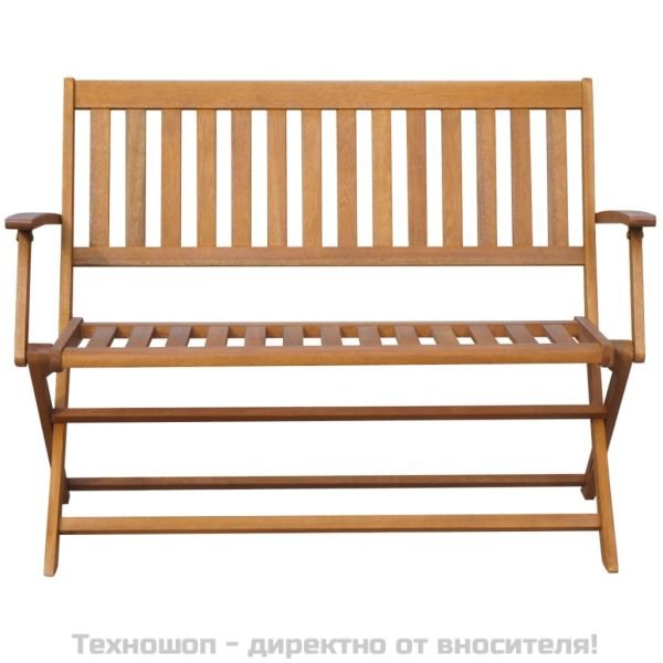 Градинска пейка 120 см акациево дърво масив