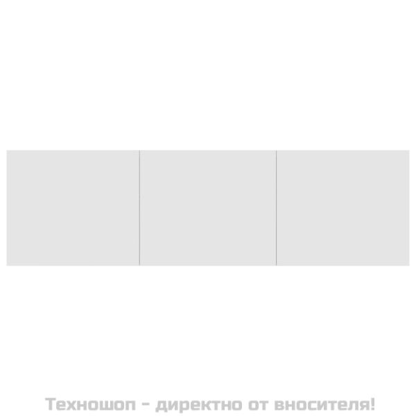 ТВ шкаф, бял гланц, 140x40x35,5 см, инженерно дърво