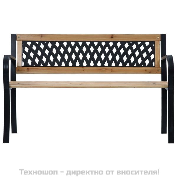 Градинска пейка, 120 cм, дърво