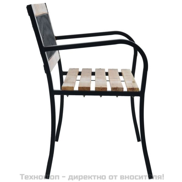 Градинска пейка, 120 cм, дърво