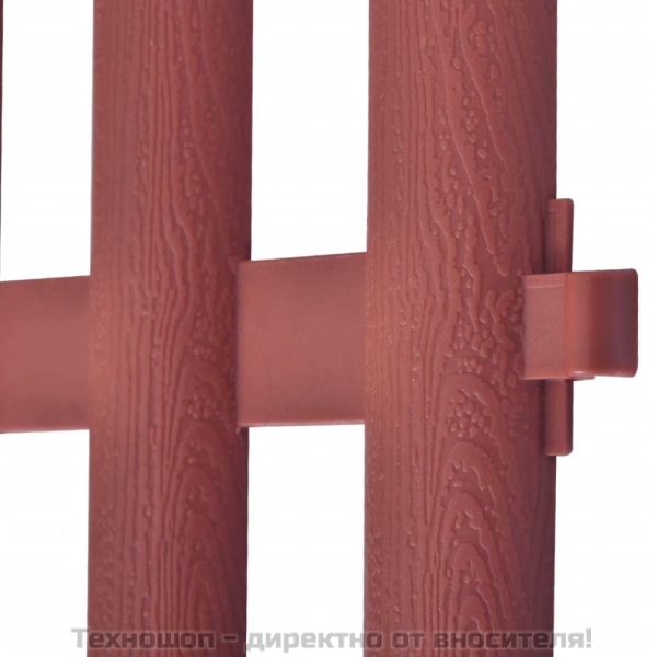 Палисада, 17 части, 10 м, кафява