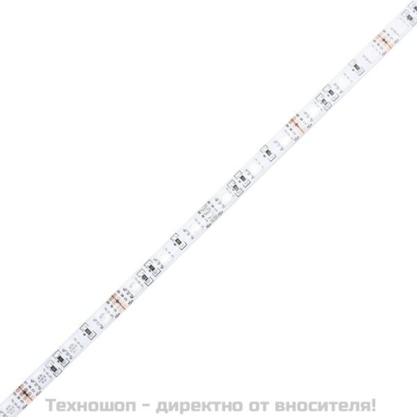 Шкаф с LED огледало за баня, бял, 100x12x45 см, акрил