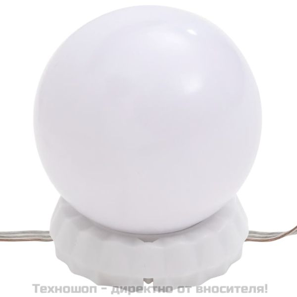 Тоалетка с LED, сив сонома, 60x40x140 см