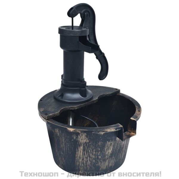 Градински фонтан бака с помпа