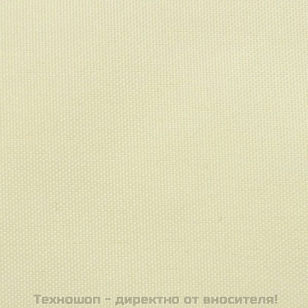 Балконски екран от оксфорд плат, 75x600 см, кремав