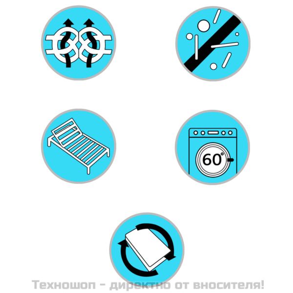 Матрак за боксспринг легло средна твърдост 200x120x20 см