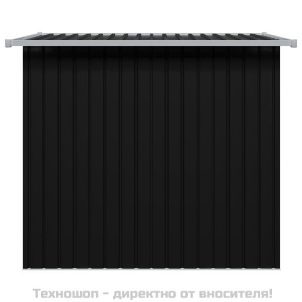 Градинска барака, антрацит, стомана