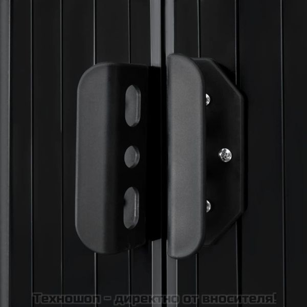 Градинска барака, антрацит, стомана