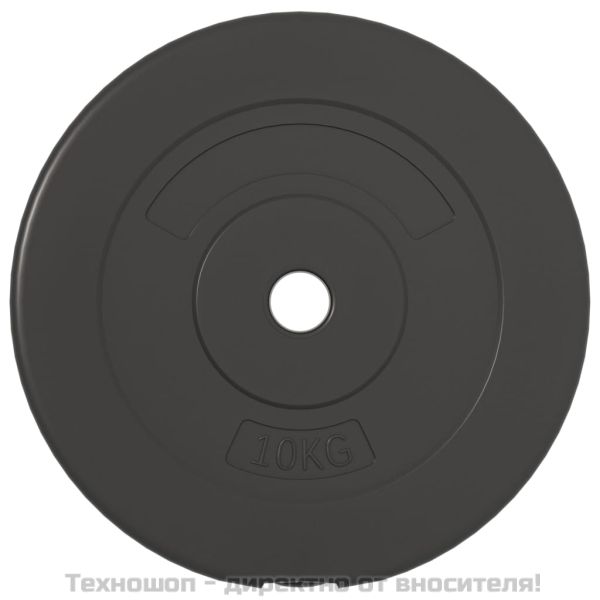 Плочи за тежести, 4 бр, 30 кг, цимент