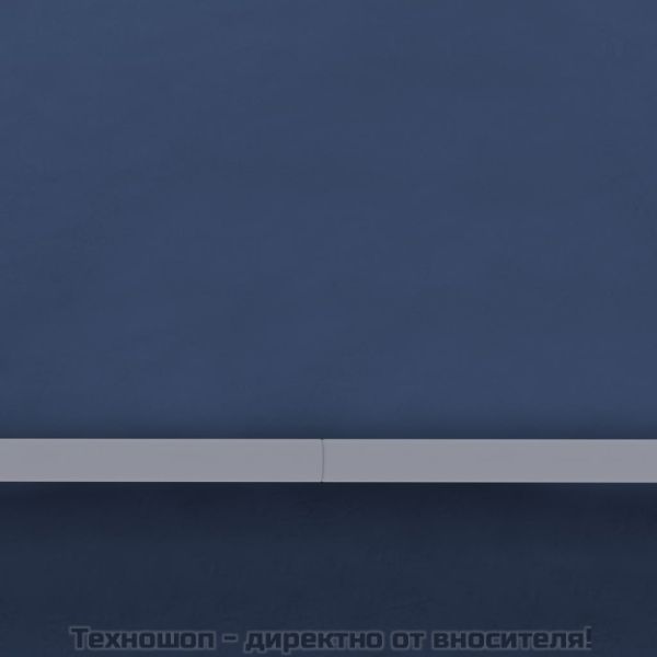 Професионална парти шатра със стени 4x9 м синя 90 г/м²