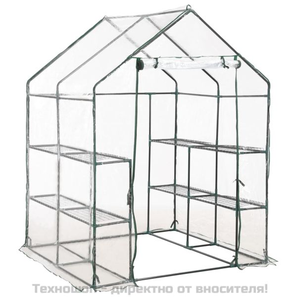 Парник с 8 рафта, 143x143x195 см