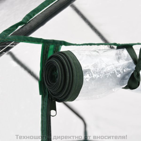 Парник с 8 рафта, 143x143x195 см