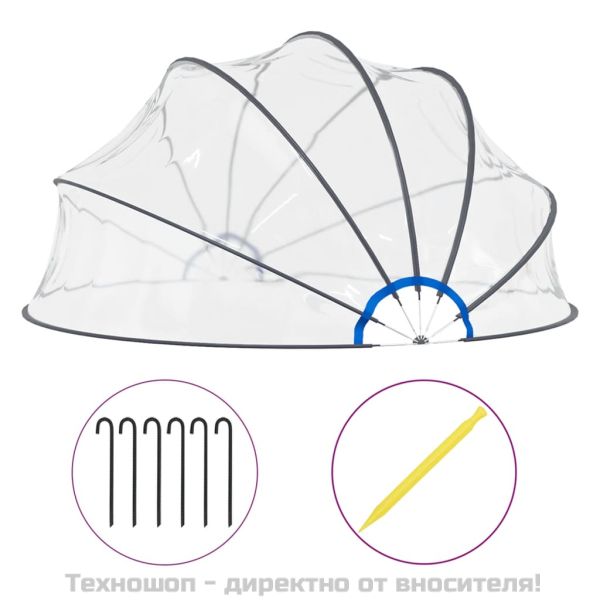 Купол за басейн 440x220 см