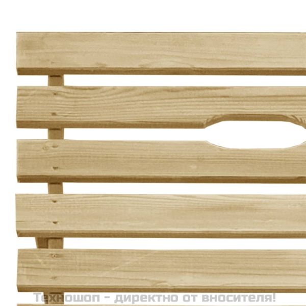 Шезлонг, импрегнирано борово дърво