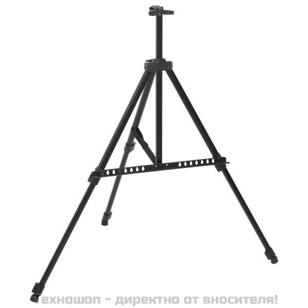 Регулируем статив дисплей, черен, метал