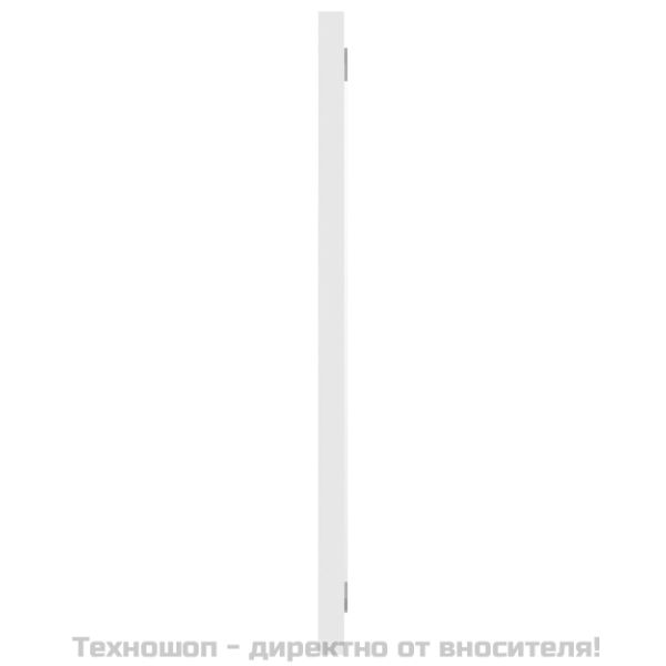 Комплект мебели за баня от 2 части, бял, инженерно дърво