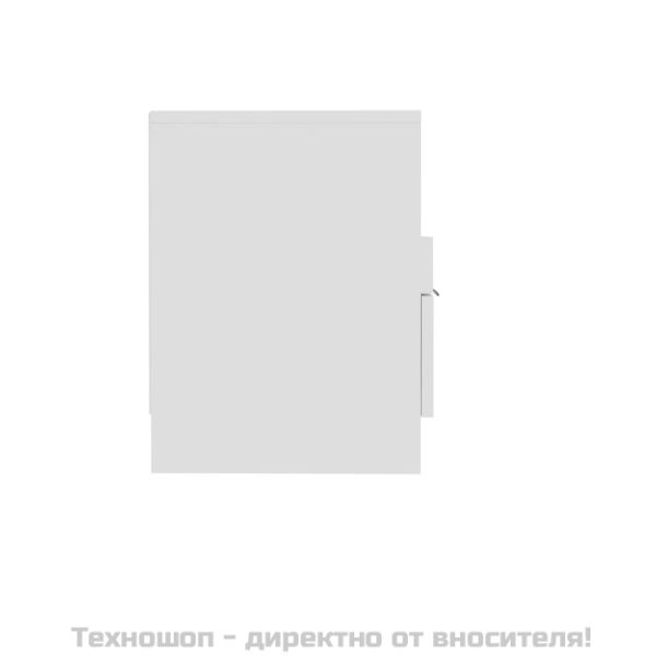 ТВ шкаф, бял, 150x33,5x45 см, инженерно дърво