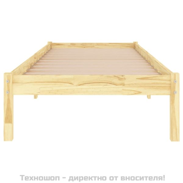 Рамка за легло, бор масив, 90х200 см
