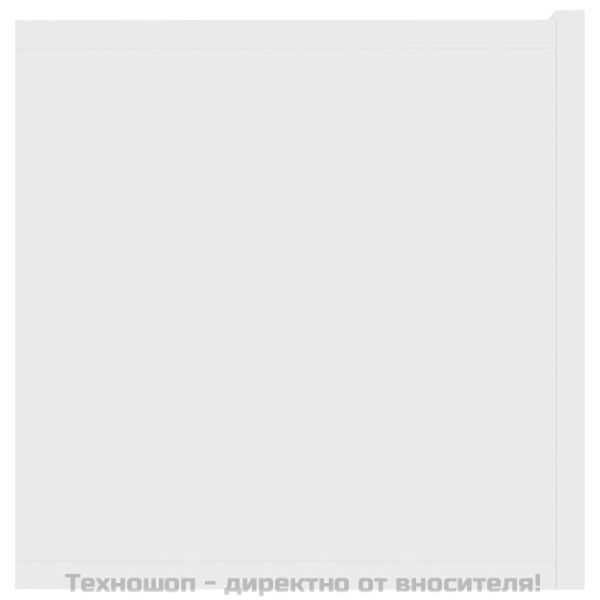 ТВ шкаф, бял, 80x30x30 см, инженерно дърво