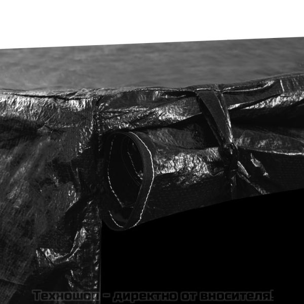 Покривало за градинска люлка, 10 капси, 2 ципа, 255x145x170 см