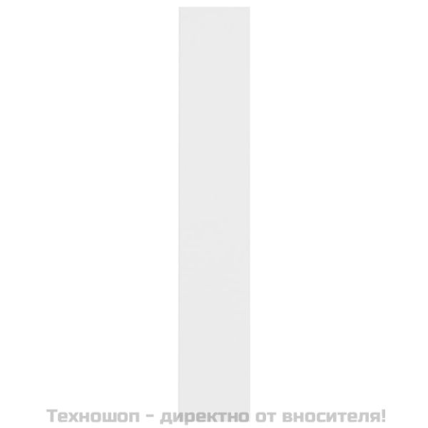 CD шкафове, 2 бр, бели, 21x16x93,5 см, ПДЧ