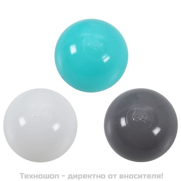 Детска палатка за игра с 250 топки розово 100x100x127 см