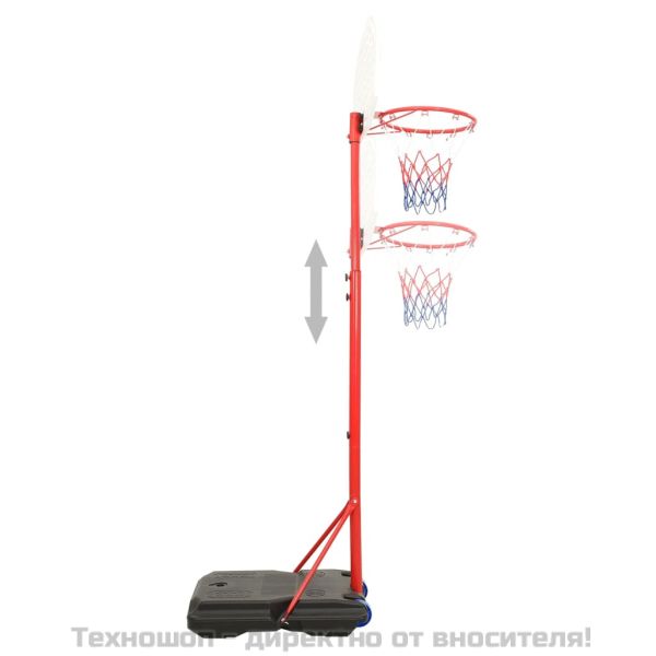 Преносим баскетболен комплект, регулируем, 200-236 см