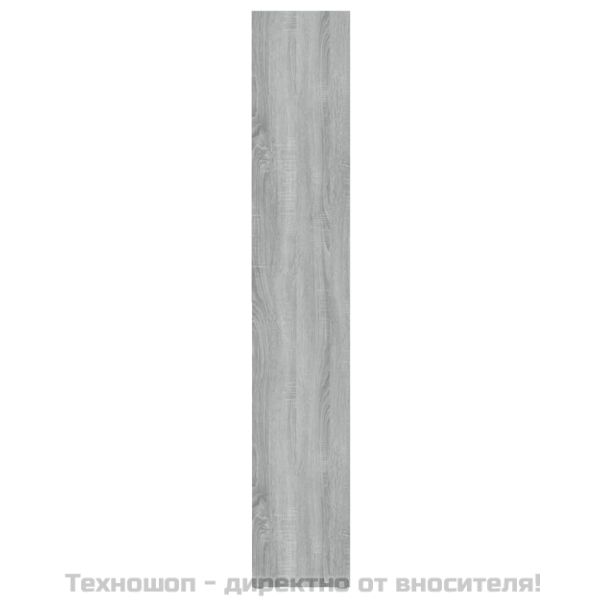 CD шкафове, 2 бр, Сив сонома, 21x16x93,5 см, инженерно дърво