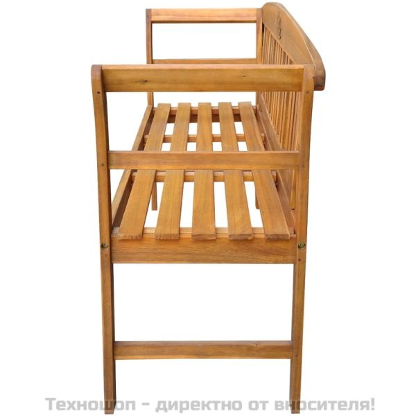 Градинска пейка 157 см акациево дърво масив